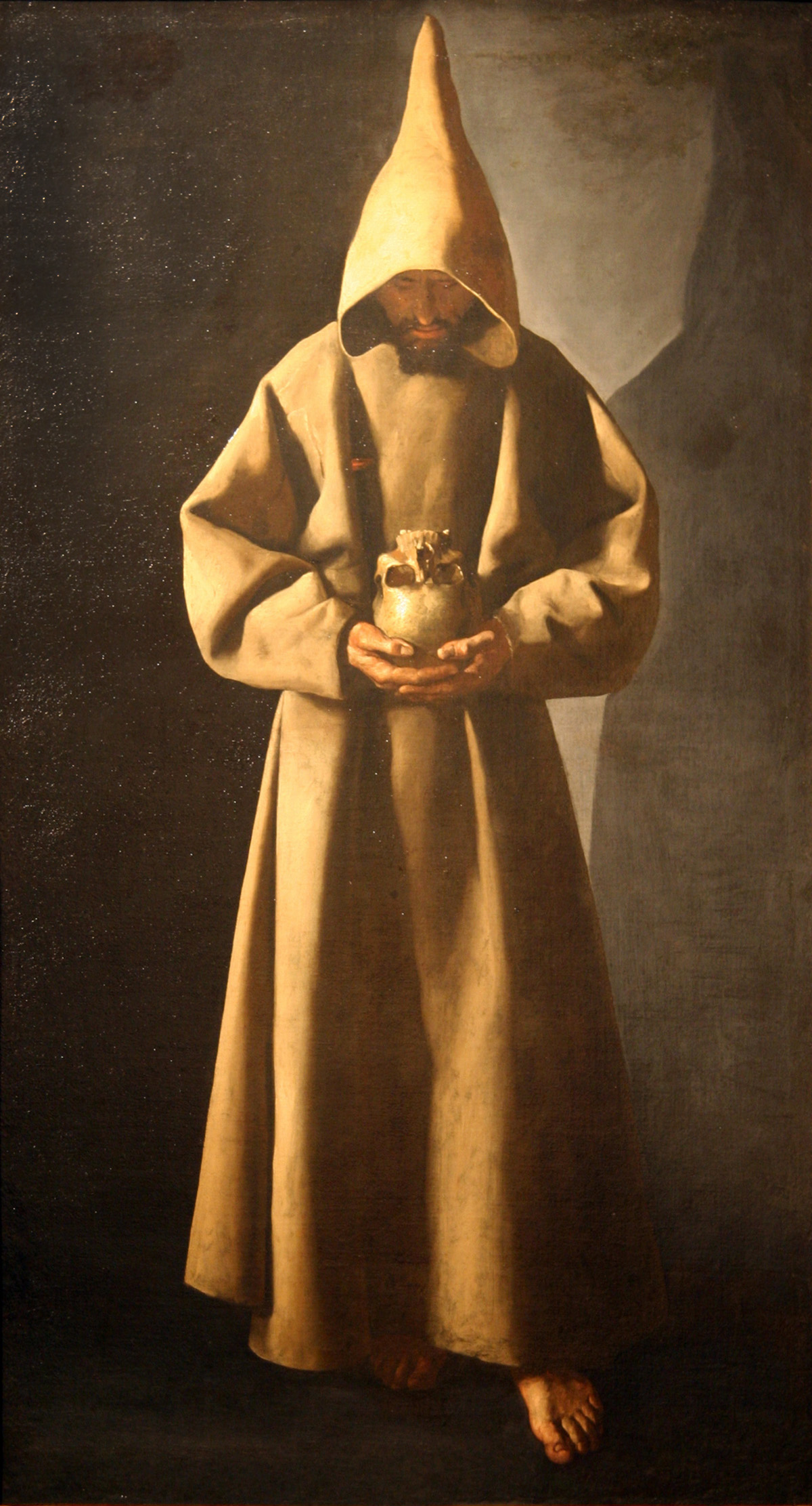 saint francis of assisi in his tomb